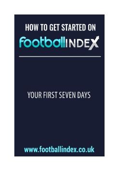 Welcome to football index