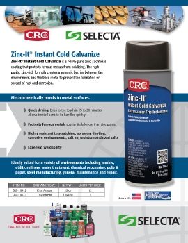 SELECTA • CRC ZINC-IT® Instant Cold Galvanize