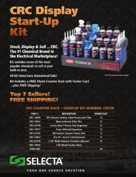 SELECTA • CRC COUNTER RACK • STARTER KIT - 7 Top Sellers (wop)