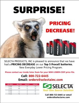 SELECTA • SURPRISE... PRICING DECREASE