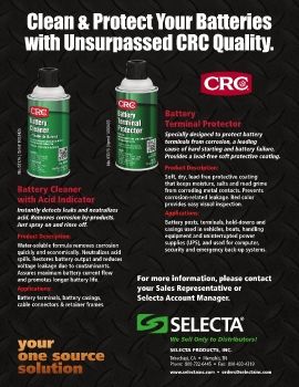 SELECTA • CRC BATTERY CLEANER & PROTECTOR