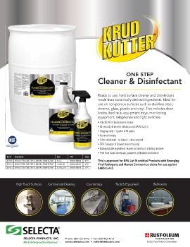 SELECTA • RUST-OLEUM - KRUD KUTTER - One Step Disinfectant