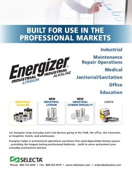 SELECTA • ENERGIZER INDUSTRIAL CHANNELS • 2021