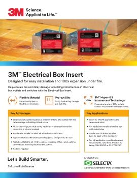 SELECTA • 3M FIRE BARRIER - ELECTRICAL BOX INSERT - Application & Installation