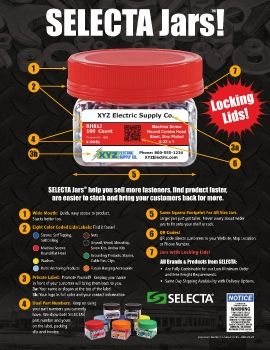 SELECTA • PRIVATE LABEL - FASTENER JARS