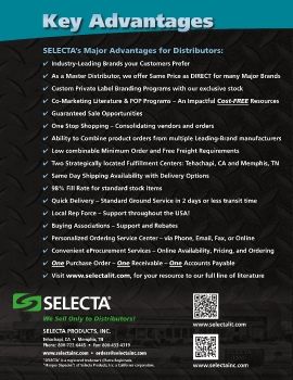 SELECTA • ADVANTAGES