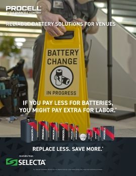SELECTA • PROCELL - Reliable Battery Solutions for Venues