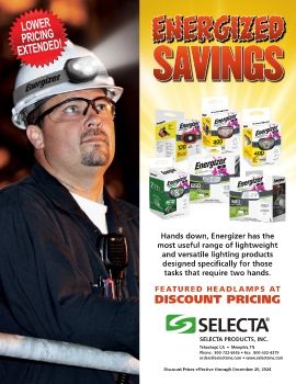 SELECTA • ENERGIZER - HEADLAMPS - PROMO (WLP)