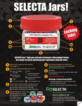 SELECTA • PRIVATE LABEL - FASTENER JARS