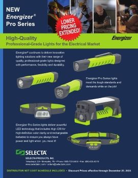 SELECTA • ENERGIZER - Pro Series™ - Professional-Grade Lights (WLP)