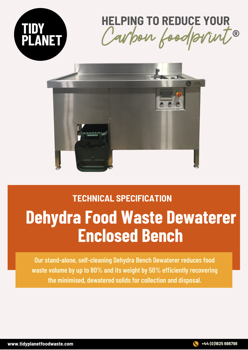 Dehydra Bench Spec Sheet