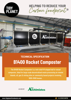 B1400 Rocket Composter Spec Sheet