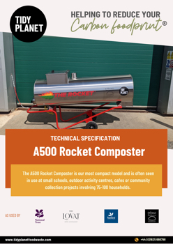 A500 Rocket Composter Spec Sheet