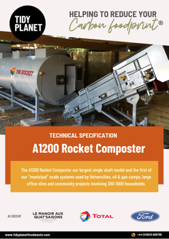 A1200 Rocket Composter Spec Sheet