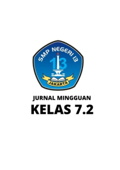 contoh jurnal mingguan smpn13