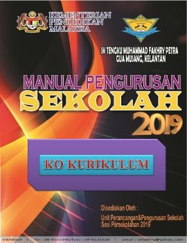 MANUAL PENGURUSAN KO SKTMFP 2019