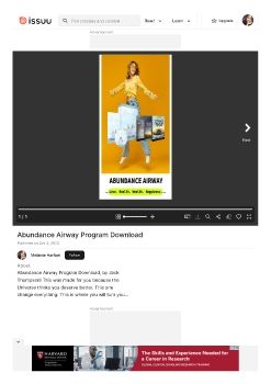 Abundance Airway Program Download Jack Thompson PDF & Audio (FREE DOC)