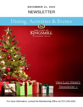 The Club at Kingsmill Newsletter - 12.21