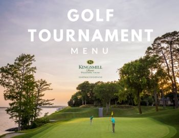 Kingsmill Resort Golf Tournament Menu