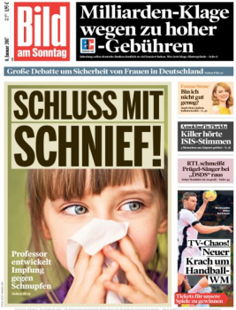 BiLD am Sonntag (+08.01.2017)