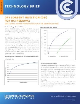 TECHNOLOGY BRIEF - DSI for HCl Removal_Classical