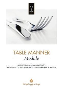 Table Manner Module - Royal Surakarta