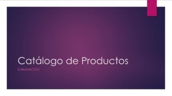 Catálogo de Productos