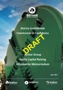  DRAFT - Bothar Group Equity Raising Information Memorandum