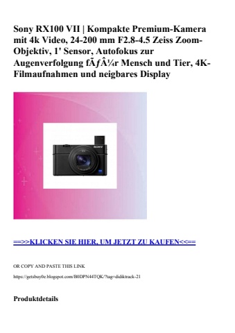 3969 sony rx100 vii   kompakte premium-kamera mit 4k video  24-200 mm f2