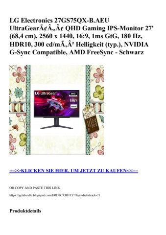 2782 lg electronics 27gs75qx-b