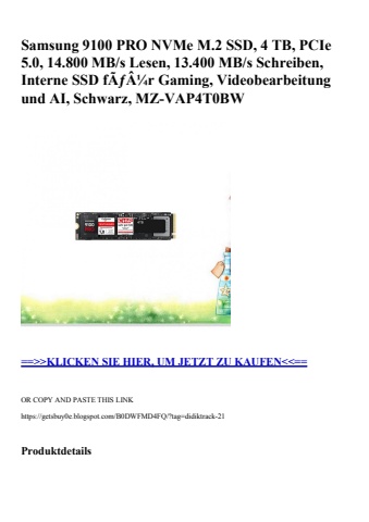 6466 samsung 9100 pro nvme m