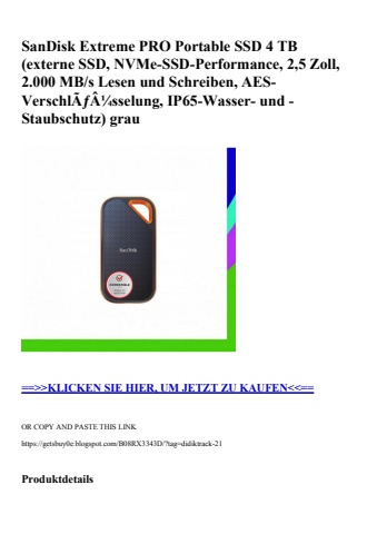 0876 sandisk extreme pro portable ssd 4 tb  externe ssd  nvme-ssd-performance  2 5 zoll  2