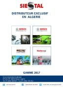 Catalogue produits SIESTAL 2017