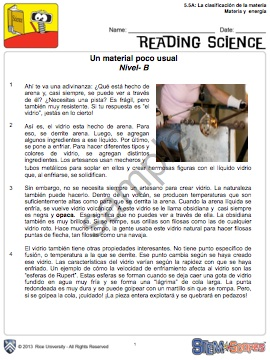 5th Grade Science Literacy Spanish