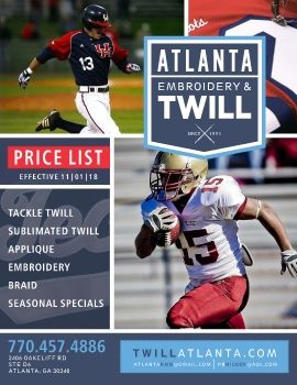 Atlanta Emroidery and Twill Catalog 2019