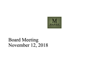 Board meeting-MARSH