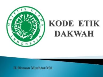 Kode Etik Dakwah