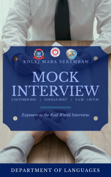 KMS English AL21 Mock Interview 