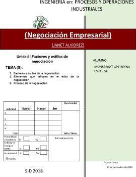 negociacion empresarial