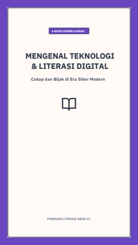 teknologi dan literasi digital