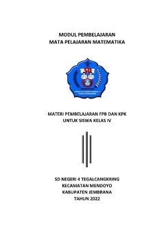 Modul Matematika FPB dan KPK