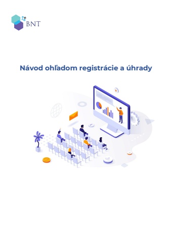 Návod ohľadom registrácie a úhrady