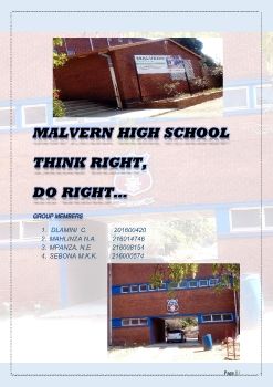 MALVERN HIGH SCHOOL