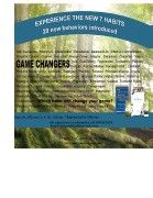 Program Information 7 Habits Implementation