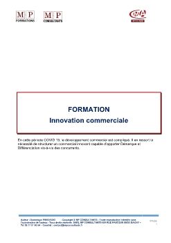 INNOVATION COMMERCIALE 