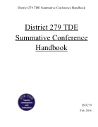 2016 279 Summative Conference Handbook