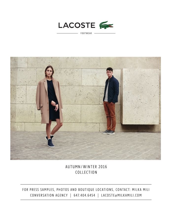 Lacoste Footwear Press Package AW16 