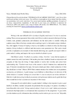 Final Essay Writing II
