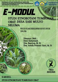 E-MODUL TUMBUHAN OBAT TRADISIONAL DI DESA SARI MULYO KABUPATEN SELUMA