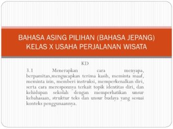 PPT JAP MATERI 1